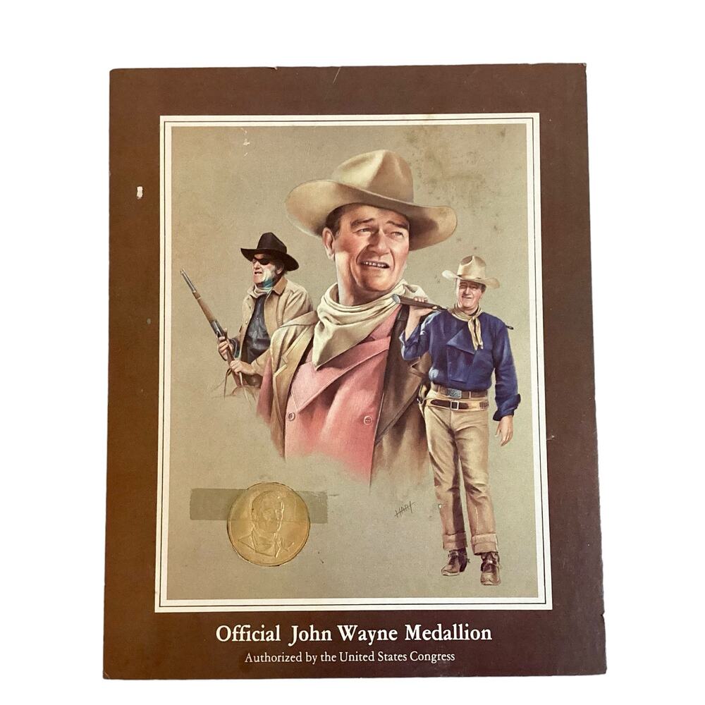 Official U.S Mint John Wayne Commemorative Medal
